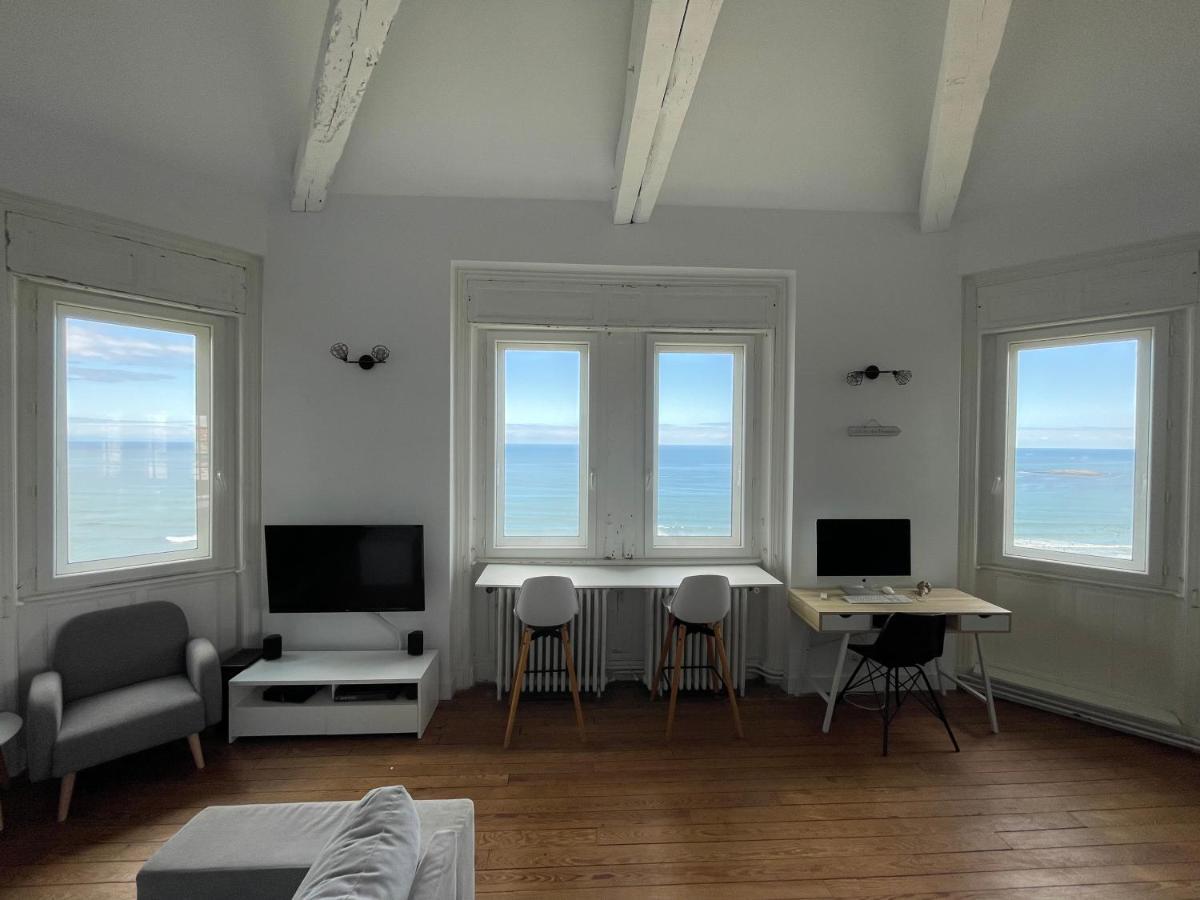 1Ere Ligne Mer Appartement 7 Personnes. Biarritz Exterior foto